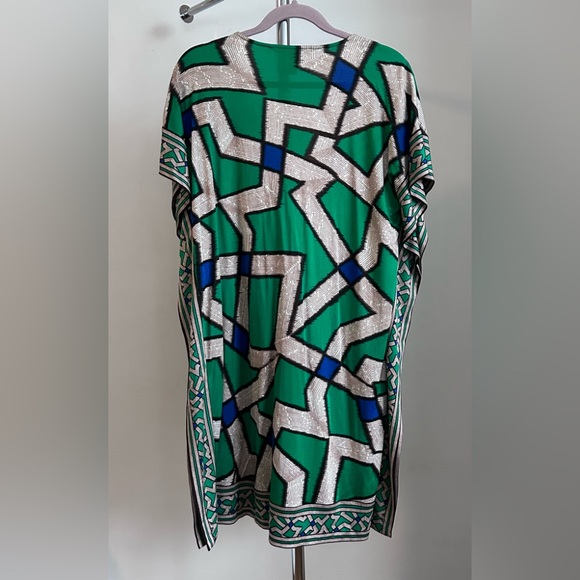 Diane Von Furstenberg Tuvallu Silk blend Geometric Mini Dress - Picture 8 of 12